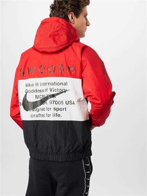 nike sportswear jacke in rot schwatz weiß|Nike Factory Stores.